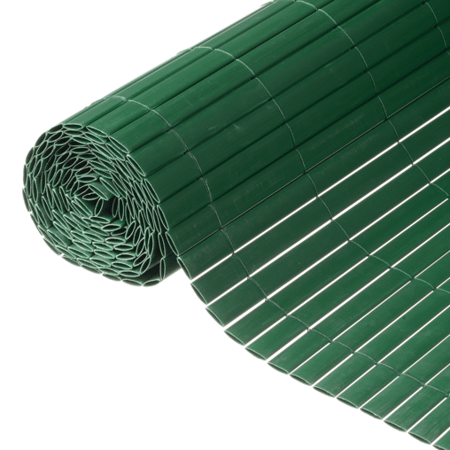 Tuinscherm PVC dubbelwandig groen